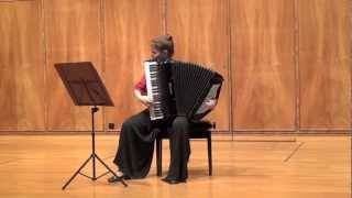 Ina Callejas Akkordeon Ouverture  J S Bach  Französische Ouvertüre BWV 831 [upl. by Almap]