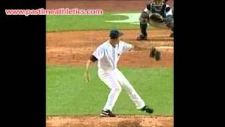 Mariano Rivera Pitching Slow Motion  How to Throw Cutter Cut Fastball Baseball Pitch Instruction [upl. by Aerehs]