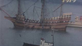 Mayflower II Brixham Torbay Devon England 1957 old cine film [upl. by Nitsirc465]