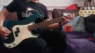 Saltcoats man plays quotPay My Duesquot by Blackfoot Bass cover blackfoot hardrock basscover [upl. by Kancler]