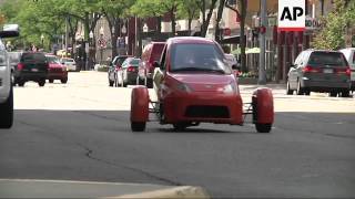 There arent a lot of threewheeled cars on the road these days Thats about to change Elio Motors [upl. by Roarke]