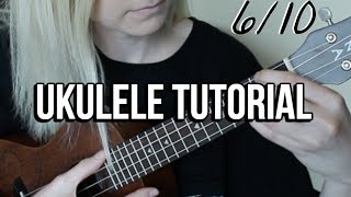 610 Dodie Clark  EASY UKULELE TUTORIAL [upl. by Jorrie]