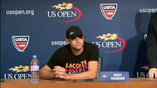 Andy Roddick Announces Retirement at 2012 US Open [upl. by Kristin]