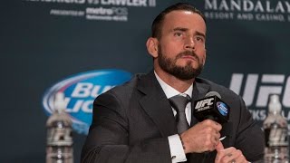 CM Punk UFC 181 Media Scrum [upl. by Schulz]