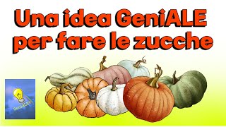 UnIdea GeniALE per fare le zucche con lana e rotoli di cartone RiciclALE [upl. by Atteynek]