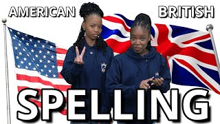 Difference between BRITISH and AMERICAN SPELLING  Grade 9 English [upl. by Meer]