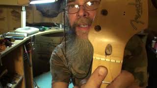 fender stratocaster biflex truss rod repair 1 of 4 [upl. by Fischer]