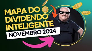 🗺 Mapa do Dividendo Inteligente Novembro 2024  Top Melhores Ações Pra Receber Proventos 🤑 MDI [upl. by Yanad]