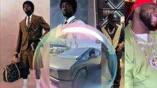 Omah lay challenge davido as he splash two tesla as davido make dollars rain in pastor tobi birthday [upl. by Ylellan]