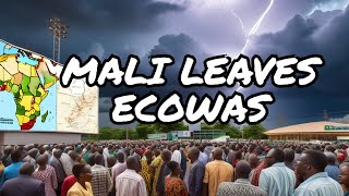 Shocking news Malis historic exit from ECOWAS [upl. by Haliak]