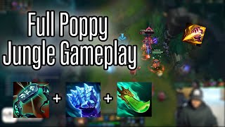 Poppy Jungle Season 14 FULL GAMEPLAY  League Of Legends [upl. by Atinihc]