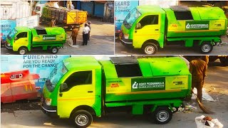 Shivaji Nagar Pune MH India Garbage Truck Kachra Gadi swachh bharat ka irada song [upl. by Allecsirp]