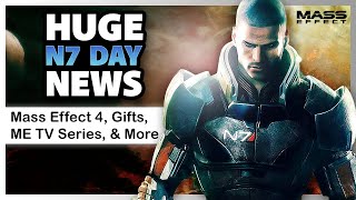 Mass Effect N7 Day News  ME4 development Tv Show Ingame Rewards amp More [upl. by Aiket]