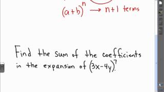 ACT Math Binomial Theorem [upl. by Nitsej]