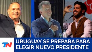 ELECCIONES EN URUGUAY I El oficialismo y la oposición cerraron sus campañas para las presidenciales [upl. by Corin]