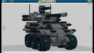 LEGO Digital Designer 42  War Machine [upl. by Elokin]