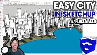 Creating a CITY in Under 10 Minutes in SketchUp [upl. by Aiekahs]