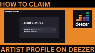 How to Claim Your Deezer Artist Profile [upl. by Stevena]