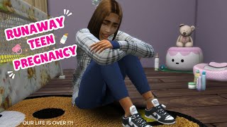 NEW LP RUNAWAY TEEN PREGNANCY 🤰🏽 Just Jania Ep 01  The Sims 4 LP [upl. by Lindbom739]