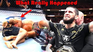 INSANE What Really Happened Islam Makhachev vs Dustin Poirier [upl. by Nodearb472]