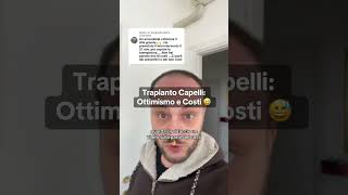 Trapianto Capelli Ottimismo e Costi 😅 hairtransplant trapiantocapelliturchia [upl. by Anelaj]