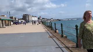 Walking Along The Sea Front In Penzance [upl. by Alburga31]