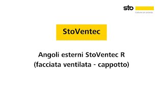 18 Angoli esterni StoVentec R Facciata ventilata  cappotto [upl. by Hett]