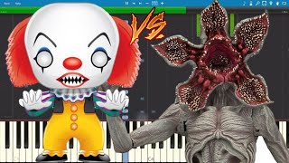 Pennywise vs Demogorgon  Rap Battle  Piano Tutorial IT 2017 vs Stranger Things [upl. by Sewole]