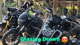 Dominar 400 Chasing DUCATI Streetfighter V4  2024  BAJAJ  Dominar  DUCATI [upl. by Brom]