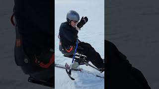 Monoskiing at Mt Sunapee 16Mar24 [upl. by Anner]