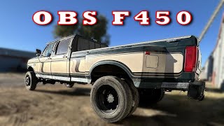 I Installed F450 Axles amp 2024 Leaf Springs On My OBS Ford [upl. by Suidualc59]