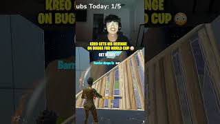 Kreo Gets Revenge for World Cup 😳 fortnite kreo bugha worldcup [upl. by Savory664]