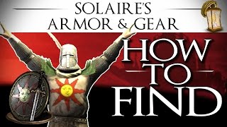 Solaires Armor amp Weapon Set  Dark Souls 3 GUIDE [upl. by Salina550]