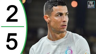 AlIttihad vs AlNassr 25 Highlights  CRISTIANO RONALDO 2 Goals amp Top Scorer of 2023 [upl. by Haines]