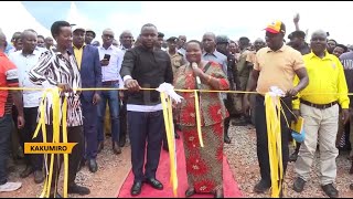 PM Nabbanja commissions ownbuilt bridge Nyamuhunguza [upl. by Singhal]