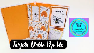 Tarjeta Doble Pop Up [upl. by Retniw]