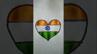 Creative tricolour art republicday independenceday indiaflag viral [upl. by Aliac]