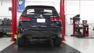 BMW F85 X5M Akrapovic Exhaust System [upl. by Ineslta]