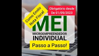 Como Emitir NOTA FISCAL MEI PASSO A PASSO [upl. by Ymme436]