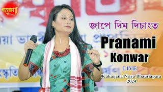 Jape Dim Distangot ll Pronami Konwar ll Live Bihu Performance ll Kakaijana Noya Bhauriapara [upl. by Bronnie]