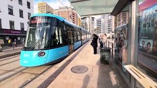 Trams Stop Central Station Oslo Norway 10222024 [upl. by Auerbach256]