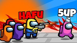 Speedrun 4 Sneaky Kills in 1 Round as Impostor  Hafu Among Us [upl. by Solenne]