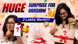 Varshini ku oru HUGE surprise😱 [upl. by Shepley793]