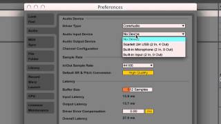 Ableton Live 9 Tutorial  Part 1 Audio Interface Setup [upl. by Karel]