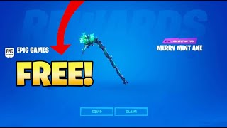 How To Get MINTY PICKAXE for FREE in Fortnite Chapter 5 Season 3 [upl. by Tchao]