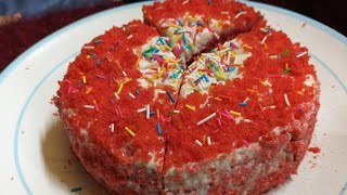 Orange velvet cake Mre sth bnye 🥰 velvet velvetcake ytshorts viralvideo cake cakelover [upl. by Vanny143]