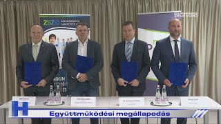 Együttműködési megállapodás – ZTV Híradó 20240618 [upl. by Akcimat249]