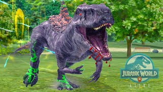 GIGANIX DINOSAURIO HIBRIDO DEL GIGANOTOSAURUS devora dinosaurios para curarse Jurassic World Alive [upl. by Khan]