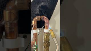 Plumbing a new water meter asmr asmrsounds diy howto subscribe youtubeshorts tools [upl. by Kirred]