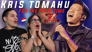 Hes not competing hes WINNING Waleska amp Efra react to Kris Tomahu  INDONESIAN X Factor 2024 [upl. by Ddot740]